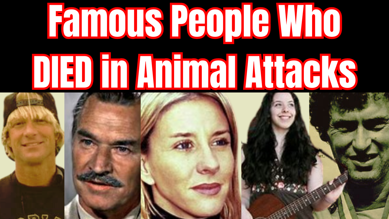 FAMOUS PEOPLE WHO DIED IN ANIMAL ATTACKS